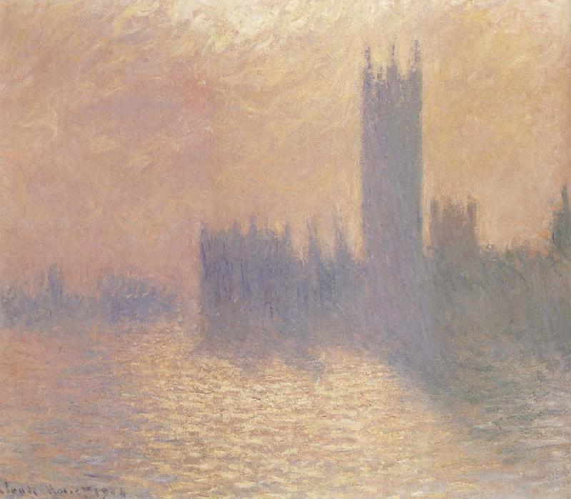 Claude Monet Houses of Parliament,London,Stormy Sky